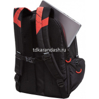Рюкзак 32х42х22см, 1100гр, 2 отделения, 4 кармана, черный/красный RU-423-14/3 от магазина "Карандаш"