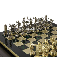 Шахматный набор "Олимпийские Игры" 36х36см дерево/металл (фигуры золото/серебро) MP-S-7-36-GRE от магазина "Карандаш"