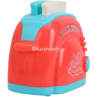 Тостер 23х19х5см пластик (свет, звук) JB0210697 от магазина "Карандаш"