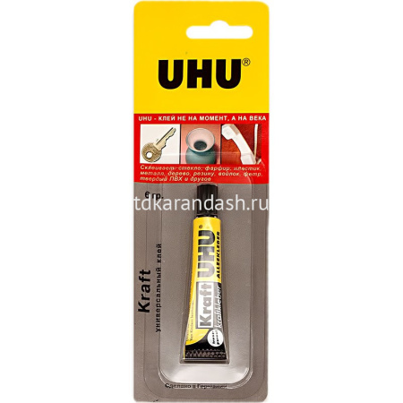 Клей "UHU Kraft" 6гр универсальный 45083