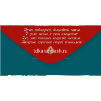 Конверт для денег "С Новым годом!" 168х84мм 41.974.00 от магазина "Карандаш"