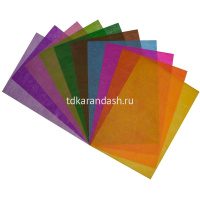 Набор поделочнай вуали А4 10л.10цв. "Яркие цвета" 11-410-274 от магазина "Карандаш"