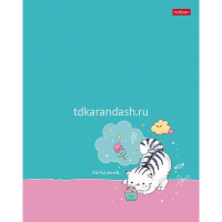 Тетрадь А5 48л клетка "Приключения кота Пирожка" на скобе тиснение 5 дизайнов 068010 от магазина "Карандаш"