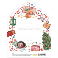 Письмо Деду Морозу "Зайцы и лисенок наряжают елку" 188х290мм ПД-6034 от магазина "Карандаш"