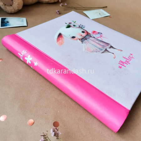 Фотоальбом магнитный 20 листов 23х28см "Mice and bunny. Кролик" 29х25х3см FA 20М.002-1 от магазина "Карандаш"