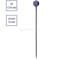 Булавки "Ромашка" 37мм сталь 40шт в блистере PH-040 от магазина "Карандаш"