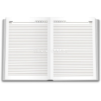 Ежедневник недатированный А5 "Сочный гранат" 256стр. 7БЦ, ламинация Soft Touch ЕЖ22512805 от магазина "Карандаш"