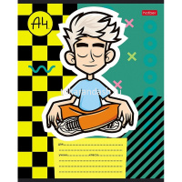 Тетрадь А5 12л линия "Влад А4" на скобе 5 дизайнов 12Т5В2/077557 от магазина "Карандаш"