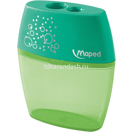 Точилка 2 отв. "Shaker" с контейнером, пластик, цвет ассорти 534755 от магазина "Карандаш"