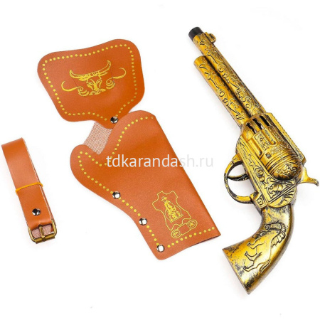 Набор оружия "Ковбой" 4 предмета 33х20см пластик/пвх 11289-24 от магазина "Карандаш"