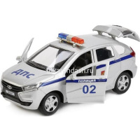 Картинка Машина "Lada Xray. Полиция" серебро, инерционная, металл 12см (открывающиеся двери) XRAY-POLICE от магазина "Карандаш" Машина "Lada Xray. Полиция" серебро, инерционная, металл 12см (открывающиеся двери) XRAY-POLICE от магазина "Карандаш"