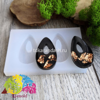 Молд силиконовый "Петельки" 75х50х10мм 2шт. МГ033 от магазина "Карандаш"