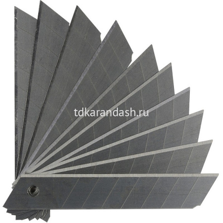 Лезвия к ножам канц. 18мм, 10шт. в пластиковой коробке 2-269/02 от магазина "Карандаш"