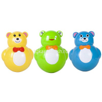 Неваляшка "Животные" 14,5см пластик 3 вида T618-D6620/6801A от магазина "Карандаш"