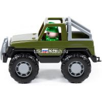 Картинка Машина военная "Джип Сафари" в сетке, пластик 23,5х14,5х13,2см 47038 от магазина "Карандаш" Машина военная "Джип Сафари" в сетке, пластик 23,5х14,5х13,2см 47038 от магазина "Карандаш"