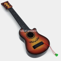 Гитара шестиструнная 58х20см пластик, металлические струны 11077-24 от магазина "Карандаш"