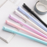 Ручка гелевая "Кошки" 0,5мм черная, ассорти ZB1232 от магазина "Карандаш"