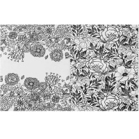 Арт-раскраска "Цветы" А5 (148х210мм) 32л склейка, лак Р-9462 от магазина "Карандаш"