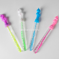 Мыльные пузыри "Единорог" 25см, 3 отверстия, 4 цвета С16756 от магазина "Карандаш"