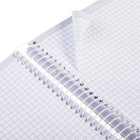 Тетрадь А5 120л клетка "Лунный свет" на спирали твердая обложка 080560 от магазина "Карандаш"