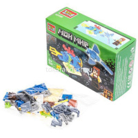 Конструктор "Мой мир" 42 детали 15х9х5см пластик (1 фигурка + скат) 62086-ZH от магазина "Карандаш"