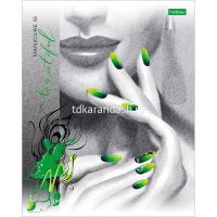 Тетрадь А5 48л клетка "Beautiful" на скобе, 3D лак, матовая ламинация, 5 дизайнов 062172 от магазина "Карандаш"