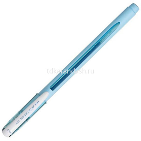 Ручка шариковая "Jetstream" 0,7мм синяя, корпус бирюзовый SX-101-07FL от магазина "Карандаш"