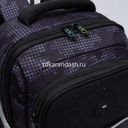 Рюкзак 27,5х39х15см, 800гр, 1 отделение, 4 кармана, черный с обвесом RAn-589-1 от магазина "Карандаш"