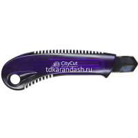 Нож канцелярский 18мм "Profycut" с фиксатором лезвия, пластик 2-259/02 от магазина "Карандаш"