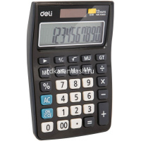 Калькулятор 12 разрядов 145х104,5х27,4мм черный E1238black от магазина "Карандаш"