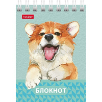 Блокнот А7 40л "Глазки, ушки, носик" клетка, на спирали 6 дизайнов 081186 от магазина "Карандаш"