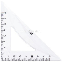 Набор 4 предмета (линейка 20см, 2 треугольника, транспортир) пласти, 4 цвета EG00412 от магазина "Карандаш"