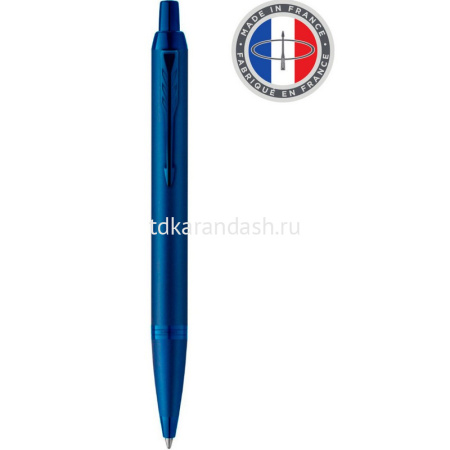 Ручка РШ "Parker IM Monochrome K328" M синяя в подарочной коробке CW2172966 от магазина "Карандаш"