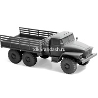 Модель "Советский армейский грузовик Урал 4320" 7,5см 29 деталей 7417 от магазина "Карандаш"