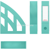 Лоток д/бумаг вертикальный "Office Pastel Mint" ширина 7,5см мятный, пластик 55582 от магазина "Карандаш"