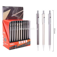 Карандаш механический 0,5мм с ластиком, металлический корпус ассорти E6490 от магазина "Карандаш"