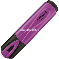 Маркер текстовыделитель "Fluo Pep's" фиолетовый, клиновидный наконечник, толщина линии 1-5мм 742531 от магазина "Карандаш"