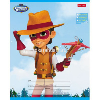 Тетрадь А5 18л клетка "Снежная королева" на скобе 5 дизайнов 18Т5В1/065913 от магазина "Карандаш"