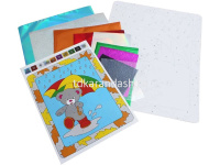 Аппликация из цветной фольги "FOIL ART. Мишка" FAR-01-03 от магазина "Карандаш"