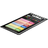 Клейкая закладка пластиковая 12х45мм 6 цветов по 25л (150л) "Знаки" 58489 от магазина "Карандаш"