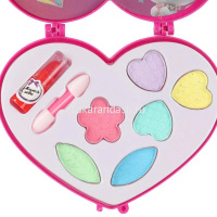 Косметика для девочек "Сердце" (тени для век, помада, аппликатор) 122896-HT-ML от магазина "Карандаш"