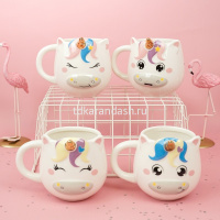 Кружка "Единорог" 10х13см керамика SJ1476-1 от магазина "Карандаш"