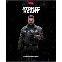Тетрадь А5 48л клетка "Atomic Heart №2" на скобе 5 дизайнов 48Т5В1/084376 от магазина "Карандаш"