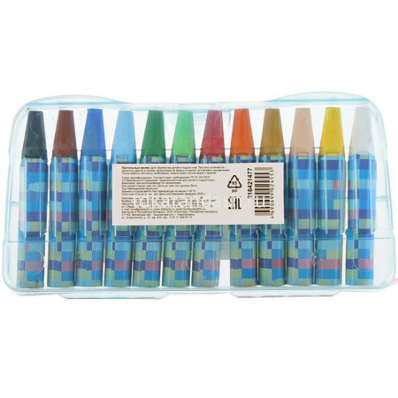 Пастель масляная 12 цветов "Я - Художник!" шестигранный корпус 216421477 от магазина "Карандаш"