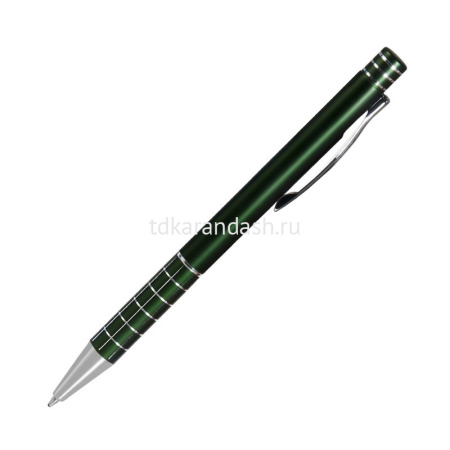Ручка РШ "Scotland" корпус-алюминий, покрытие зеленый/матовый,отделка-гравировка,хром,клетка 17BP600