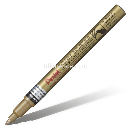 Маркер-краска "Paint" золотой, алюм.корпус,пулевидный наконечник, толщина линии 2,9мм MSP10-X