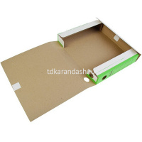 Папка архивная с завязками А4 45мм зеленая АС-2з №2 от магазина "Карандаш"