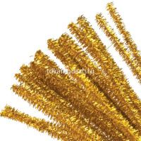 Проволока шенил блестящая 50шт. 30см, золото Y10847-24 от магазина "Карандаш"