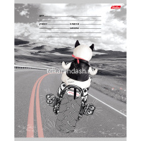 Тетрадь А5 18л клетка "Четыре с хвостиком-Выпуск №2" на скобе 5 дизайнов 18Т5В1/052097 от магазина "Карандаш"