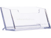 Подставка для визиток 103,5х45,5х50,5мм прозрачная, пластик Е7623